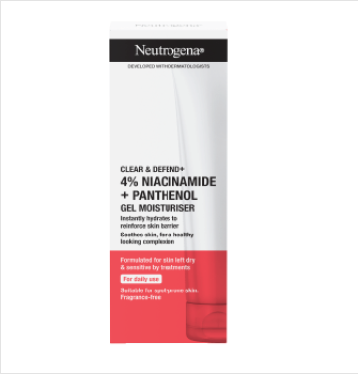 NEUTROGENA® Clear & Defend+ Gel Moisturiser with Niacinamide & Panthenol