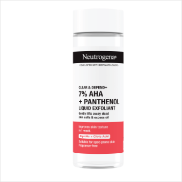 NEUTROGENA® Clear & Defend+ Liquid Exfoliant with AHA + Panthenol