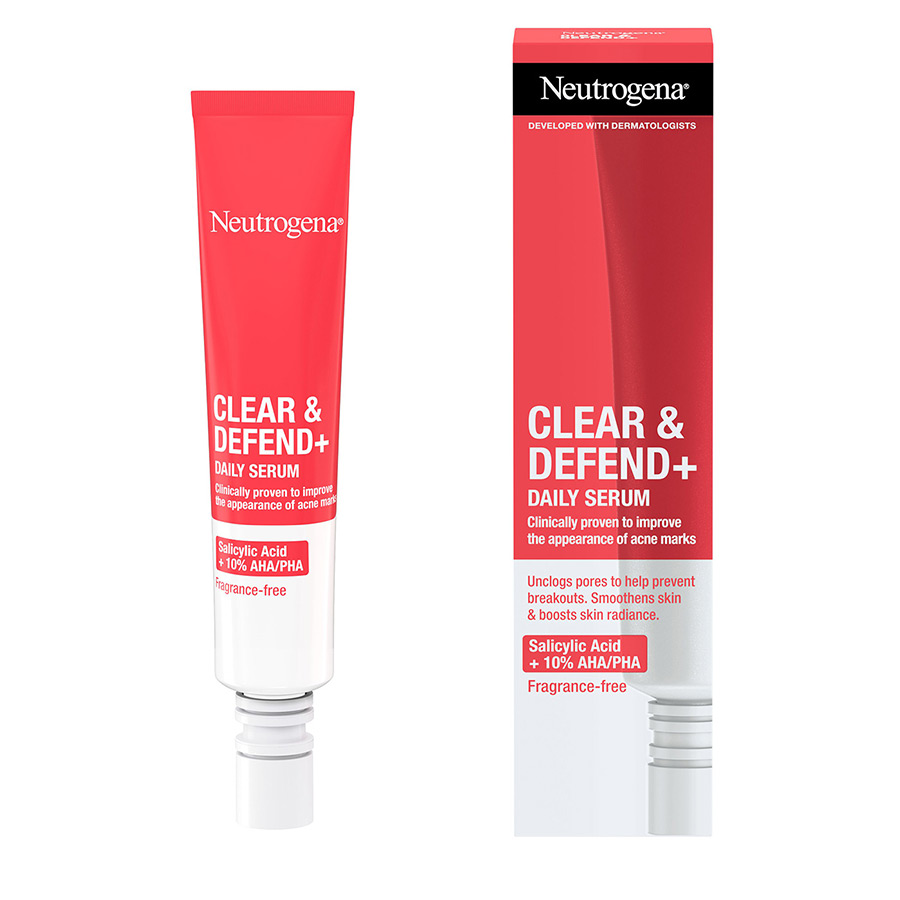 NEUTROGENA® Clear & Defend+ Daily Serum with AHA /BHA /PHA