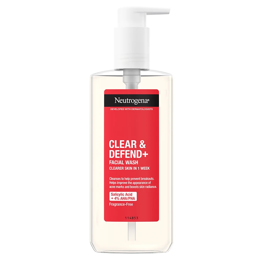 Neutrogena Clear Defend Salicylic Acid Face Wash