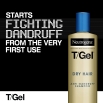 T/Gel Anti-Dandruff 2 in 1 Shampoo for Dry Hair