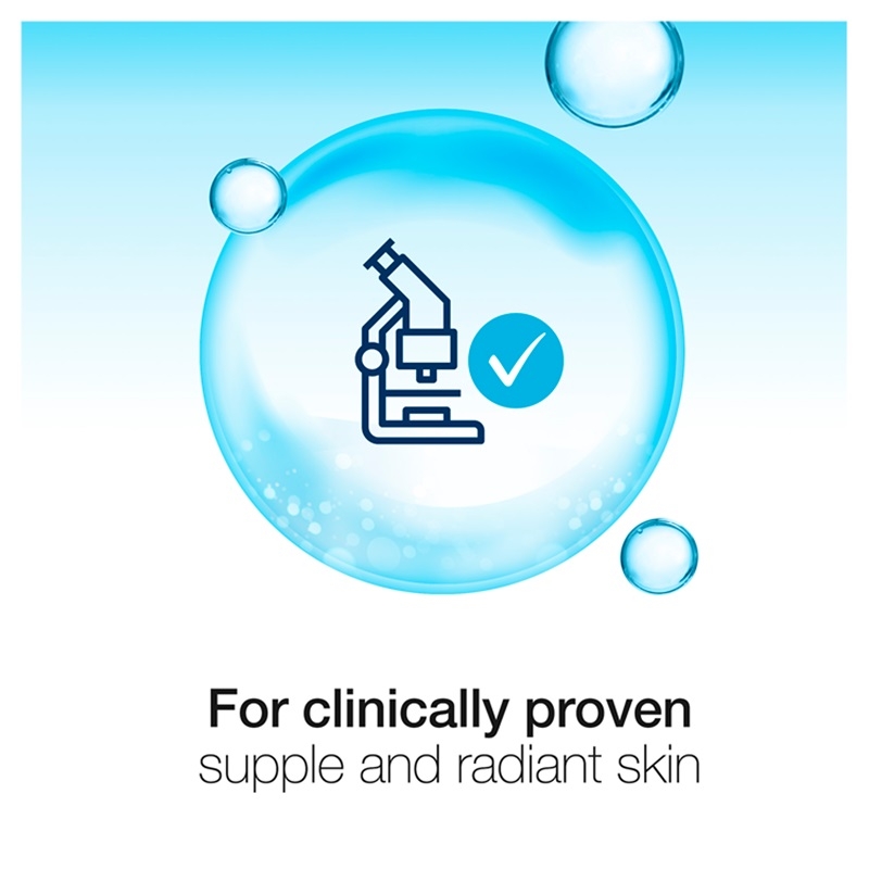 Instantly quenches skin for clinically proven smooth & radiant skin 