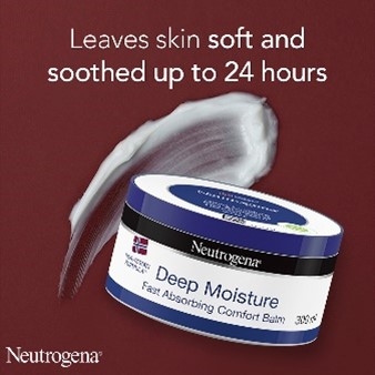 Leaves skin soft and soothed up to 24 hours