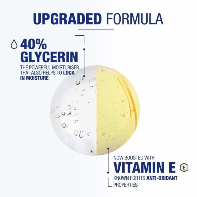Upgraded formula 40% glycerin and vitamin e