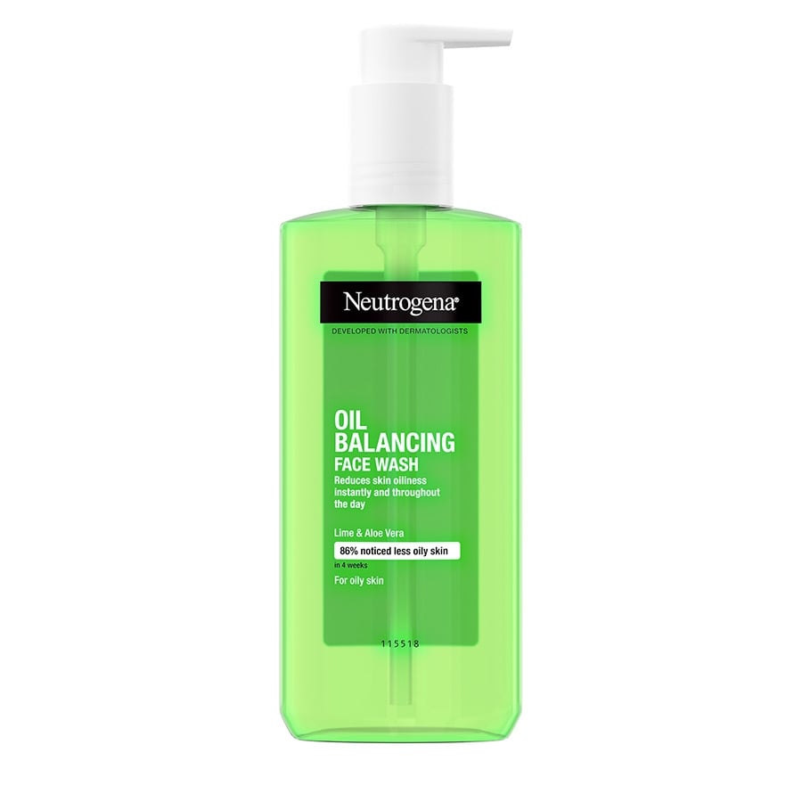 veneno Deber Frustración Neutrogena® Oil Balancing Lime & Aloe Vera Face Wash