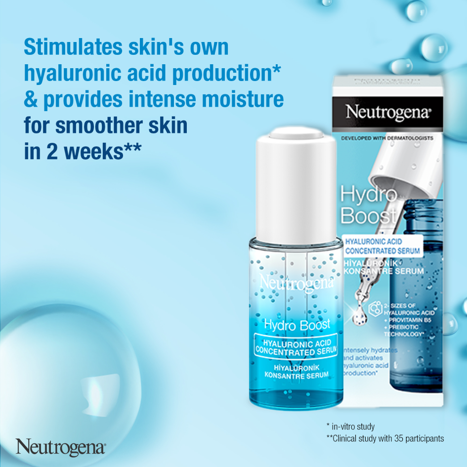 Stimulates skin’s own hyaluronic acid production & provides intense moisture for smoother skin in 2 weeks.