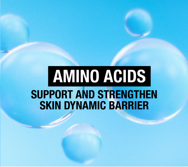 Amino acids: Amino acids support and strengthen skin dynamic barrier